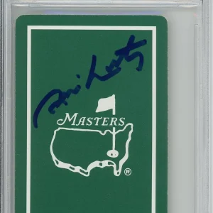 JIM NANTZ SIGNED OFFICIAL MASTERS PLAYING CARD PSA DNA COA AUTOGRAPH CERTIFIED