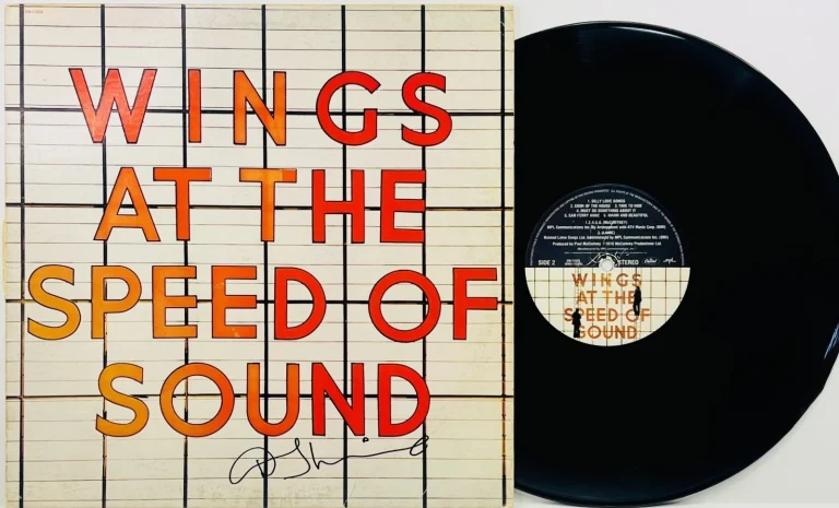 DENNY LAINE Signed Autograph LP Cover 