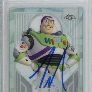 2023 TOPPS CHROME DISNEY 100 REFRACTOR BUZZ LIGHTYEAR SIGNED TIM ALLEN PSA DNA