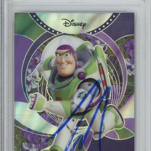 2025 DISNEY AURA SILVER #'d /345 BUZZ LIGHTYEAR SIGNED TIM ALLEN PSA DNA COA