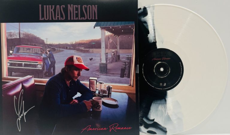 LUKAS NELSON Signed Autograph LP Cover 