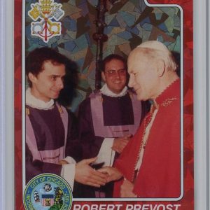 2025 GAS Trading Cards Pope Leo XIV Rookie Card RC Robert Prevost #'d 74/100