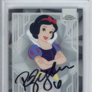 2023 TOPPS CHROME DISNEY 100 SNOW WHITE SIGNED w HEART RACHEL ZEGLER PSA DNA COA