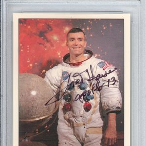 1991 SPACE SHOTS FRED HAISE APOLLO 13 CARD SIGNED PSA DNA COA AUTOGRAPH NASA