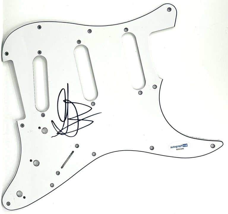 GRACE BOWERS Signed Autograph Electric Guitar Pickguard ACOA COA 295