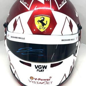 Charles Leclerc Signed 1:1 Full Size Helmet 2024 Monaco GP Ferrari JSA Certified