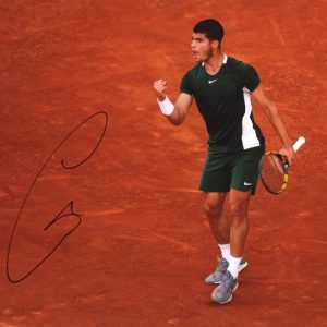 Carlos Alcaraz Signed Autograph 11x14 Photo - French Open Champion Beckett COA