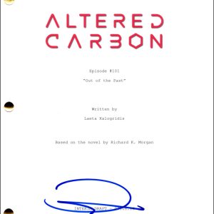 Joel Kinnaman Signed Autograph Altered Carbon Pilot Script Screenplay - Takeshi