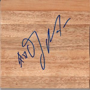 OJ MAYO SIGNED AUTOGRAPH - PARQUET FLOORBOARD - USC, MEMPHIS GRIZZLIES, MAVS