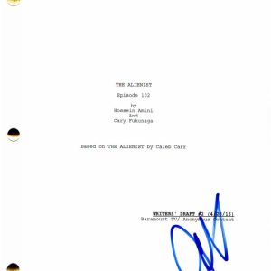 DANIEL BRUHL SIGNED AUTOGRAPH - THE ALIENIST FULL EPISODE SCRIPT - LUKE EVANS