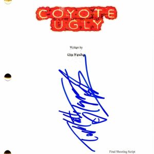 TYRA BANKS SIGNED AUTOGRAPH - COYOTE UGLY MOVIE SCRIPT PIPER PERABO, MARIA BELLO