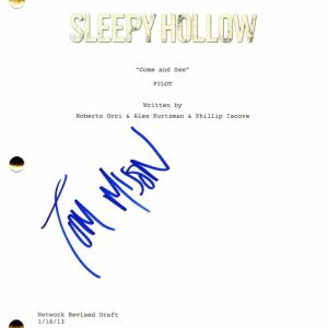 TOM MISON SIGNED AUTOGRAPH - SLEEPY HOLLOW FULL PILOT SCRIPT - WATCHMEN