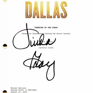 LINDA GRAY SIGNED AUTOGRAPH - DALLAS 2012 FULL PILOT SCRIPT - JORDANA BREWSTER