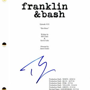 BRECKIN MEYER SIGNED AUTOGRAPH -FRANKLIN & BASH PILOT SCRIPT MARK-PAUL GOSSELAAR