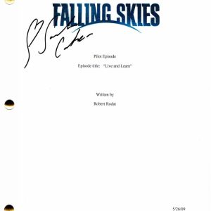 SARAH CARTER SIGNED AUTOGRAPH - FALLING SKIES FULL PILOT SCRIPT STEVEN SPIELBERG