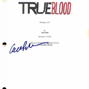 CARRIE PRESTON SIGNED AUTOGRAPH - TRUE BLOOD FULL PILOT SCRIPT - ANNA PAQUIN