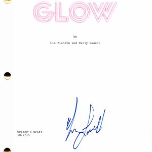 CHRIS LOWELL SIGNED AUTOGRAPH - GLOW PILOT SCRIPT - ALISON BRIE, BETTY GILPIN