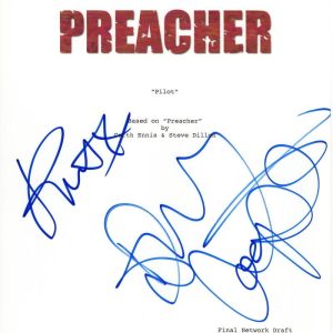 DOMINIC COOPER & RUTH NEGGA SIGNED AUTOGRAPH - PREACHER FULL PILOT SCRIPT