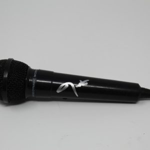 JUSTIN TIMBERLAKE SIGNED AUTOGRAPH MICROPHONE NSYNC SOCIAL NETWORK JUSTIFIED PSA