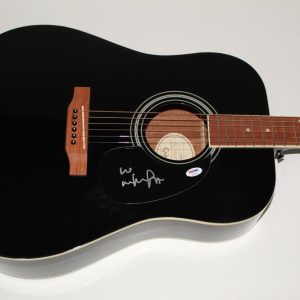 WIZ KHALIFA SIGNED AUTOGRAPH GIBSON EPIPHONE ACOUSTIC GUITAR ROLLING PAPERS PSA