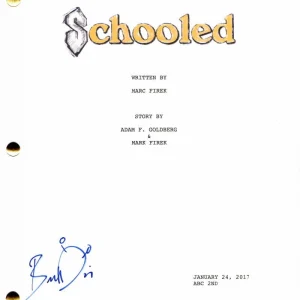 BRETT DIER SIGNED AUTOGRAPH SCHOOLED FULL PILOT SCRIPT - JANE THE VIRGIN STUD