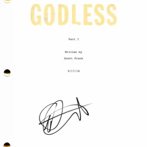 JACK O'CONNELL SIGNED AUTOGRAPH GODLESS FULL PILOT SCRIPT - ROY GOODE, SKINS