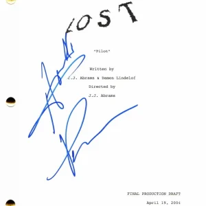 HAROLD PERRINEAU SIGNED AUTOGRAPH LOST FULL PILOT SCRIPT - THE MATRIX LINK, OZ