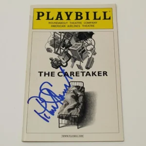PATRICK STEWART SIGNED AUTOGRAPH "THE CARETAKER" ORIGINAL BROADWAY PLAYBILL RARE