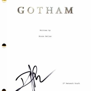 DAVID MAZOUZ SIGNED AUTOGRAPH GOTHAM FULL PILOT SCRIPT - BRUCE WAYNE, BATMAN