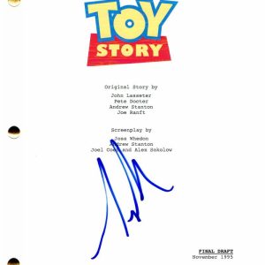 TIM ALLEN SIGNED AUTOGRAPH TOY STORY FULL MOVIE SCRIPT - BUZZ LIGHTYEAR, RARE!