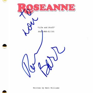 ROSEANNE BARR SIGNED AUTOGRAPH ROSEANNE FULL PILOT SCRIPT - JOHN GOODMAN, RARE