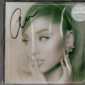 ARIANA GRANDE SIGNED AUTOGRAPH POSITIONS CD BOOKLET - VERY RARE, FACTORY SEALED!
