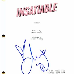 DEBBY RYAN SIGNED AUTOGRAPH INSATIABLE FULL PILOT SCRIPT - DISNEY THE SUIT LIFE