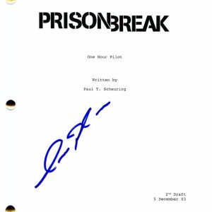 AMAURY NOLASCO SIGNED AUTOGRAPH PRISON BREAK FULL PILOT SCRIPT - FERNANDO SUCRE