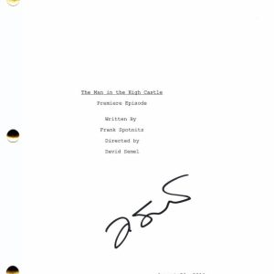 FRANK SPOTNITZ SIGNED AUTOGRAPH THE MAN IN THE HIGH CASTLE FULL PILOT SCRIPT