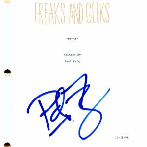 PAUL FEIG SIGNED AUTOGRAPH "FREAKS AND GEEKS" FULL PILOT SCRIPT - BRIADESMAIDS