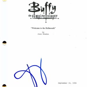 DAVID BOREANAZ SIGNED AUTOGRAPH "BUFFY THE VAMPIRE SLAYER" FULL PILOT SCRIPT