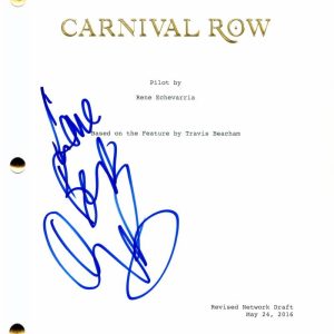 ORLANDO BLOOM SIGNED AUTOGRAPH "CARNIVAL ROW" FULL PILOT SCRIPT - WILL TURNER