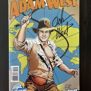 ADAM WEST SIGNED AUTOGRAPH "THE MIS-ADVENTURES OF ADAM WEST" COMIC BOOK - BATMAN