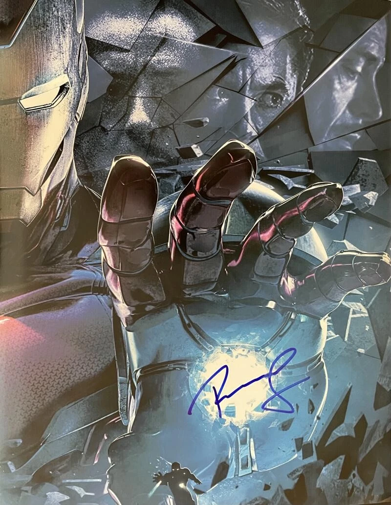 ROBERT DOWNEY JR SIGNED AUTOGRAPH 16x20 POSTER PHOTO - MARVEL AVENGERS ...
