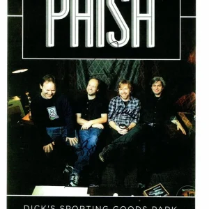 TREY ANASTASIO, MIKE GORDON, PAGE M SIGNED AUTOGRAPH PHISH CONCERT TOUR POSTER