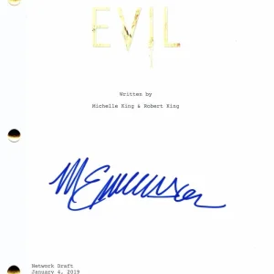 MICHAEL EMERSON SIGNED AUTOGRAPH EVIL FULL PILOT SCRIPT LOST PERSON OF INTEREST