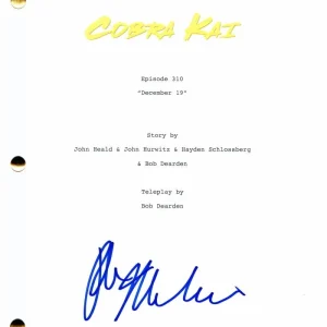 RALPH MACCHIO SIGNED AUTOGRAPH COBRA KAI FULL EPISODE SCRIPT - THE KARATE KID!