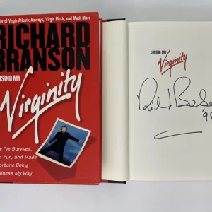 RICHARD BRANSON SIGNED AUTOGRAPH "LOSING MY VIRGINITY" BOOK VIRGIN GALACTIC CEO