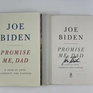 46TH PRESIDENT JOE BIDEN SIGNED AUTOGRAPH "PROMISE ME, DAD" BOOK - RARE!! ACOA