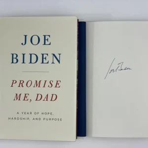 PRESIDENT JOE BIDEN SIGNED AUTOGRAPH "PROMISE ME, DAD" BOOK - VERY RARE W/ ACOA
