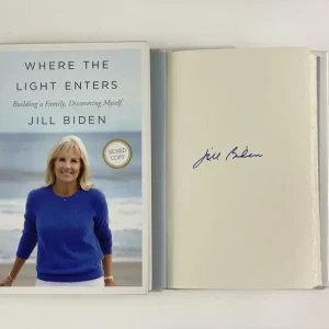 JILL BIDEN SIGNED AUTOGRAPH "WHERE THE LIGHT ENTERS" BOOK - JOE BIDEN 2020 RARE!