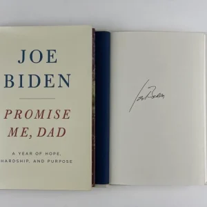 PRESIDENT JOE BIDEN SIGNED AUTOGRAPH "PROMISE ME DAD" BOOK - BARACK OBAMA VP