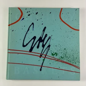 DALE CHIHULY SIGNED AUTOGRAPH W/ PAINT ON BOOK COVER "BASKETS" - VERY RARE!
