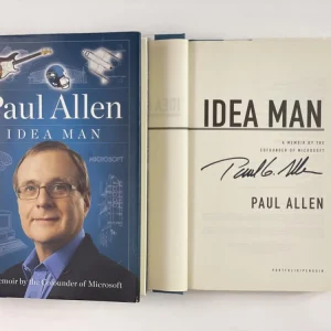 PAUL ALLEN SIGNED AUTOGRAPH "IDEA MAN" BOOK - MICROSOFT CO-FOUNDER W/ BILL GATES